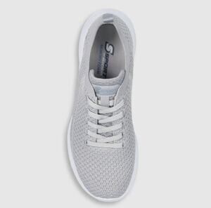 S Sport By Skechers Women's Resse 2.0 Elastic Gore Sneakers - Light Gray 9